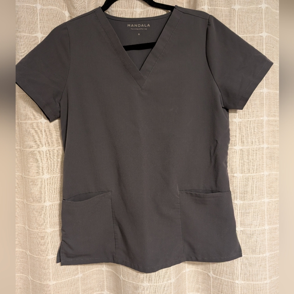 Charcoal grey Mandala scrub Set